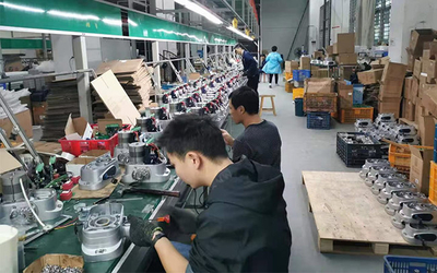 Shenzhen songrui electric door &amp; window systems Co., Ltd factory production line