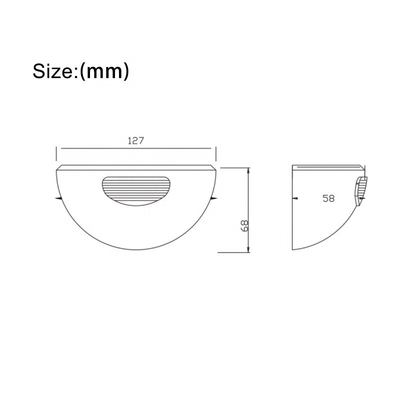 24GHz ABS Automatic Gate Accessories , 36V Microwave Motion Sensor