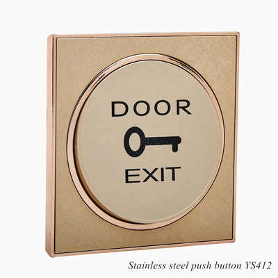 Metral EXIT Stainless Steel Push Button Touch Switch